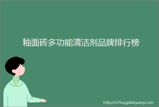 釉面砖多功能清洁剂品牌排行榜