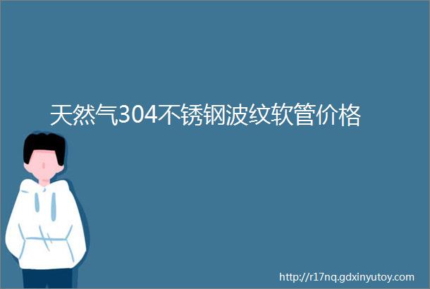 天然气304不锈钢波纹软管价格